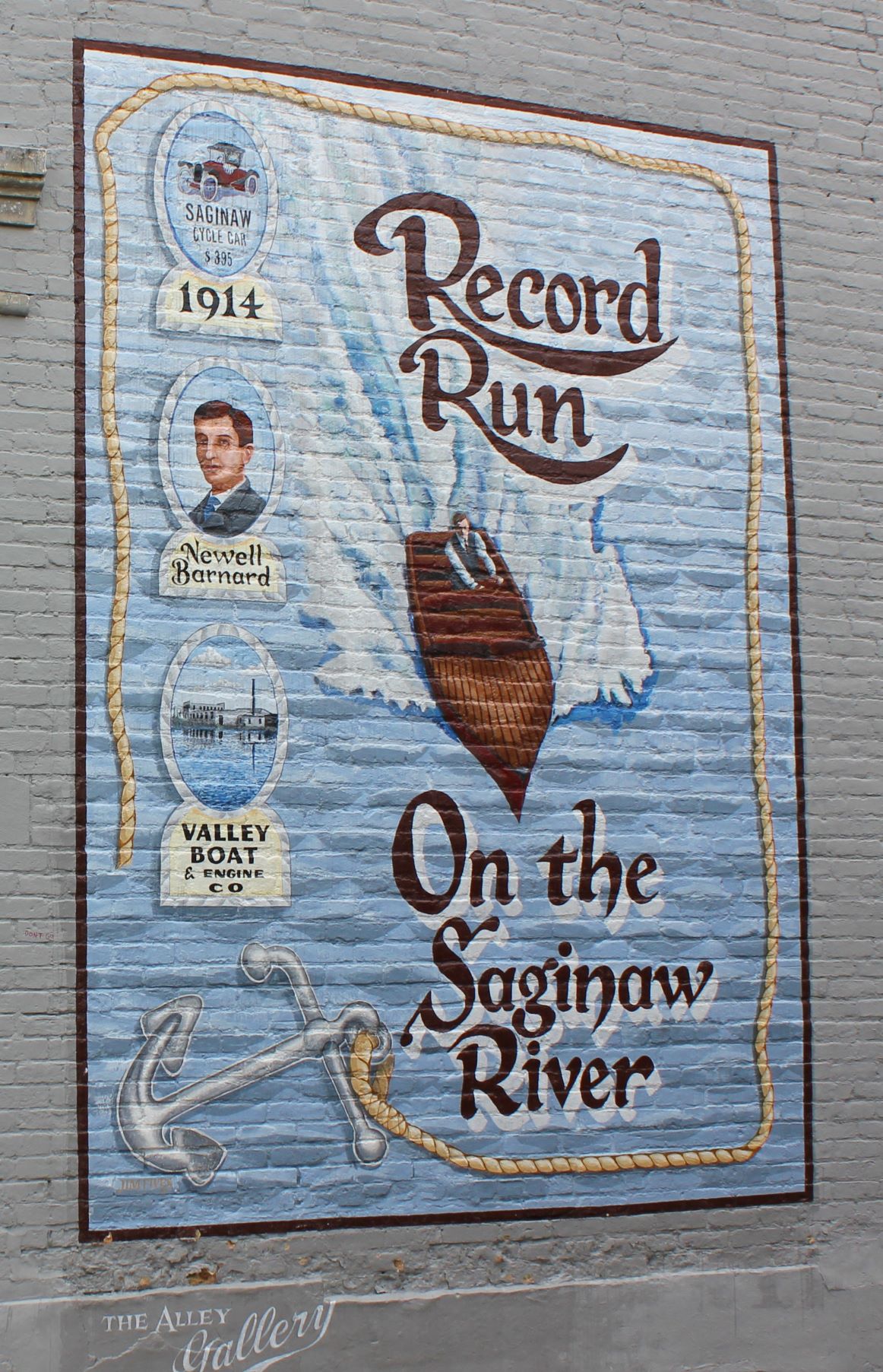 Record Run Mural